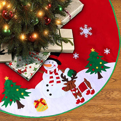 Unomor Christmas Tree Skirt