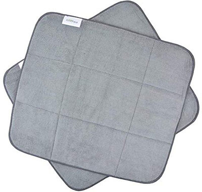 KinHwa Microfiber Countertop Absorbent Dish Pad