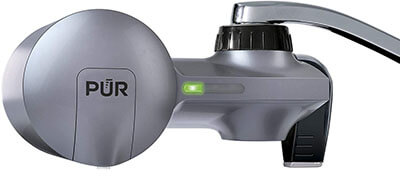 PUR PFM350V Metallic- Faucet Mount Water Filter