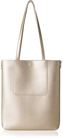 The Lovely Tote Co. Women Expandable Zip Tote Square Shoulder Bag