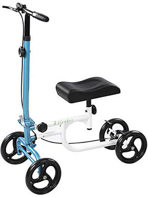 ELENKER Economy Steerable Medical Scooter Crutch Alternative