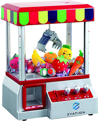 Zvation Toy Grabber Machine with Authentic, Flashing Lights and Arcade Sounds