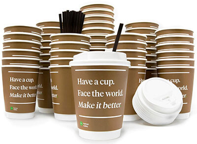 Inspirational Paper Coffee Cups