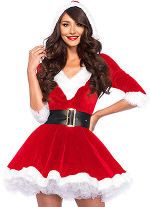 Leg Avenue Women's Mrs. Claus Costume-2 Piece