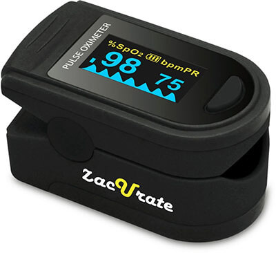 Zaccurate 500D Pro Series Deluxe Finger Pulse Oximeter