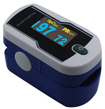 Concord Sapphire Dual Color Deluxe Finger Pulse Oximeter