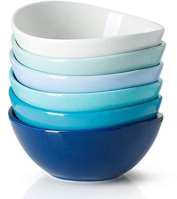 Sweese Porcelain Bowls for Cereals, Dessert and Salad