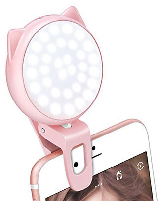 OURRY ClipOn Selfie 32 LED Camera Light 32