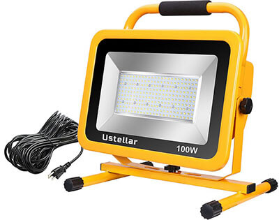 Ustellar 10000LM Waterproof Work Light with 25ft Cord