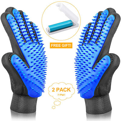 ASENKU Breathable & Comfortable Pet Grooming Gloves