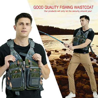 Mounteen Fly Fishing Vest Pack for Men and Women