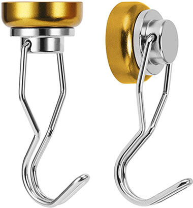 Ant Mag - Swivel Swing Magnetic Hooks, 50lbs