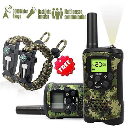 Aikmi Kids Walkie Talkies Set - 2 Way Radio Walkie Talkies for Kids