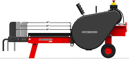 Powerhouse XM-880 Log Splitters Kinetic Log Splitter