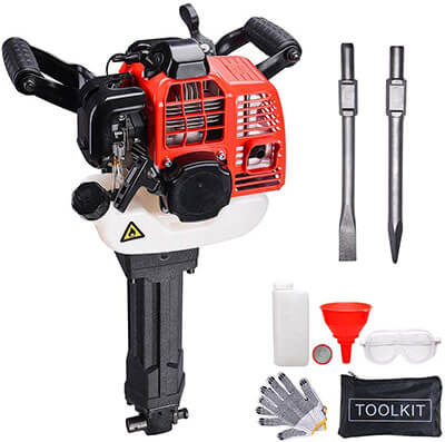 Yescom 52 cc Gas Demolition Hammer Concrete Breaker Drill