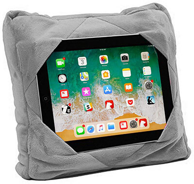 Alayna GoGo Multi-functional 3 in 1 Cushion Travel Pillow for Ipad Tablet Holder