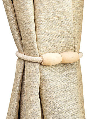 ShaYiMan Logs Curtain Tiebacks Rope- Decorative Magnetic