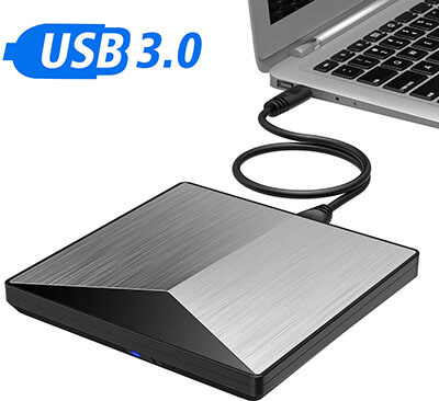 IVKEY USB 3.0 Portable DVD/CD ROM Rewriter