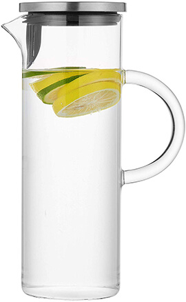 Karafu Glass Pitcher with Lid