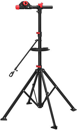 SONGMICS Pro Bike Repair Stand, Telescopic Bicycle Maintenance Rack