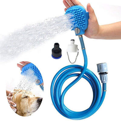 Petpro Dog Bathing Sprayer Shower Bath Plus Scrub Tool