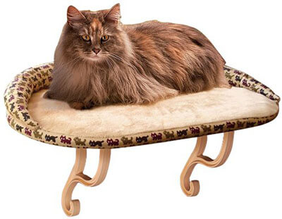 K&H Pet Products Kitty Sill with Removable Bolster