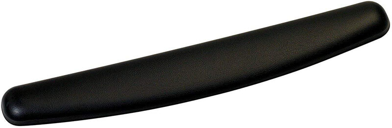 3M Soothing Gel Wrist Rest for Keyboards with Easy to Clean Leatherette Cover