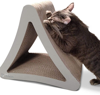 PetFusion 3-Sided Vertical Cat Scratcher and Post