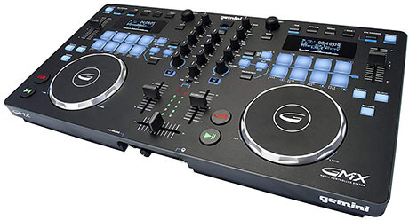 Gemini GMX Series Pro Audio DJ Multi-Format Controller with Touch-Sensitive High-Res Jog Wheels