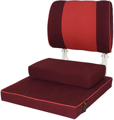 Friends of Meditation Buddha Bliss Meditation Chair Maroon