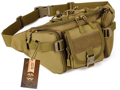 DYJ Tactical Military Waist Pack Portable Fanny Pack