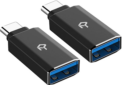 Rankie 2-Pack USB C Adapter Hi-Speed USB Type C to USB-A 3.0