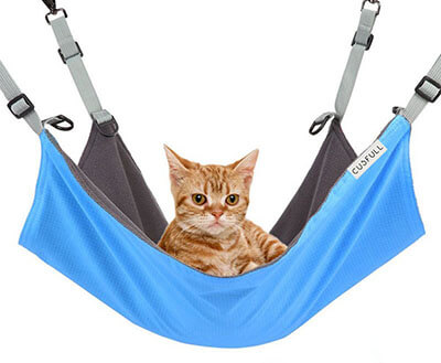 CUSFULL Cat Hammock Hanging Pet Bed