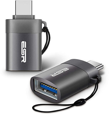 ESR Premium Aluminum USB C to USB A OTG Adapter