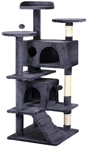 Yaheetech 51" Cat Tree Tower Condo Furniture Scratch Post