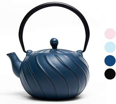 TOPTIER Japanese Cast Iron Teapot with Infuser