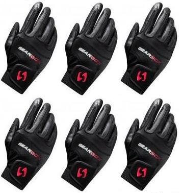 Gearbox Right Small Movement Racquetball Gloves Six Pack