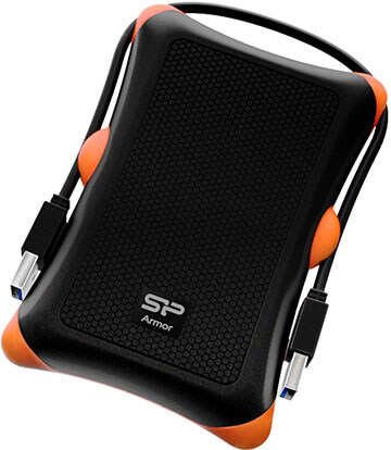 Silicon Power 1TB Shockproof Rugged Portable External Hard Drive Armor A30, USB 3.0