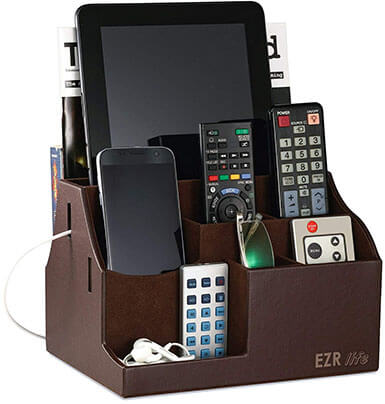 EZR Life All-in-One Remote Control Holder, Caddy, and Organizer