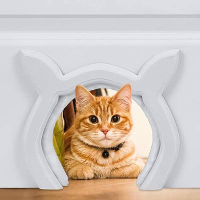 Prouder Pet Cat Door Cat Shaped Interior Indoor Doors