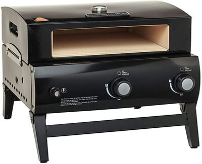 BakerStone O-AJLXX-O-000 Portable Gas- Pizza Oven, Black