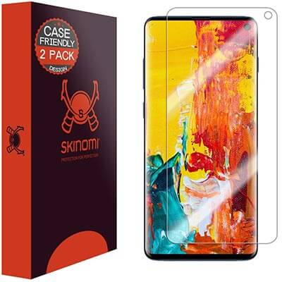 Skinomi TechSkin Clear Screen Protector for Samsung Galaxy S10 6.1"