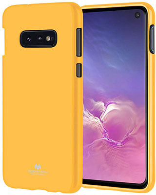 GOOSPERY Slim Fit Pearl Jelly] Rubber TPU Case for Galaxy S10e