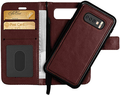 GREATRULY Detachable Wallet Case for Samsung Galaxy S10e