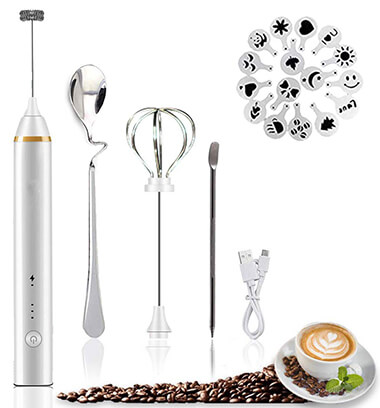 iMustech Milk Frother Handheld Coffee Frother