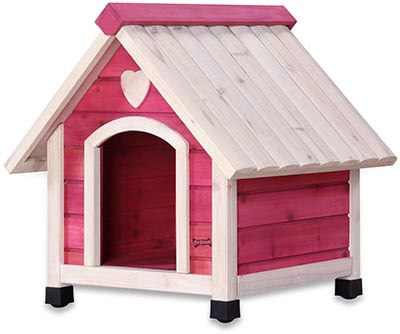 Pet Squeak Princess Pad Dog House, Pink