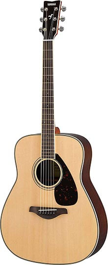 Yamaha FG830 Solid Top-Folk Guitar, Natural