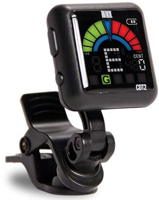 So There Rechargeable Clip-on Tuner for Stringed Instruments- Guitar, Bass, Ukulele, Violin