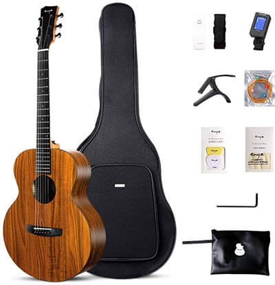 Enya EM-X1 Acoustic Guitar HPL 36-Inch Travel Guitar