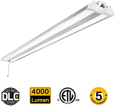 SZGMJIA 4FT 40W Linkable LED CREE LED 4000 Lm Super Bright Hanging/Flush Mount Garage Utility Light